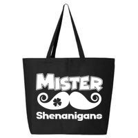 Mister Shenanigans Mustache 25L Jumbo Tote