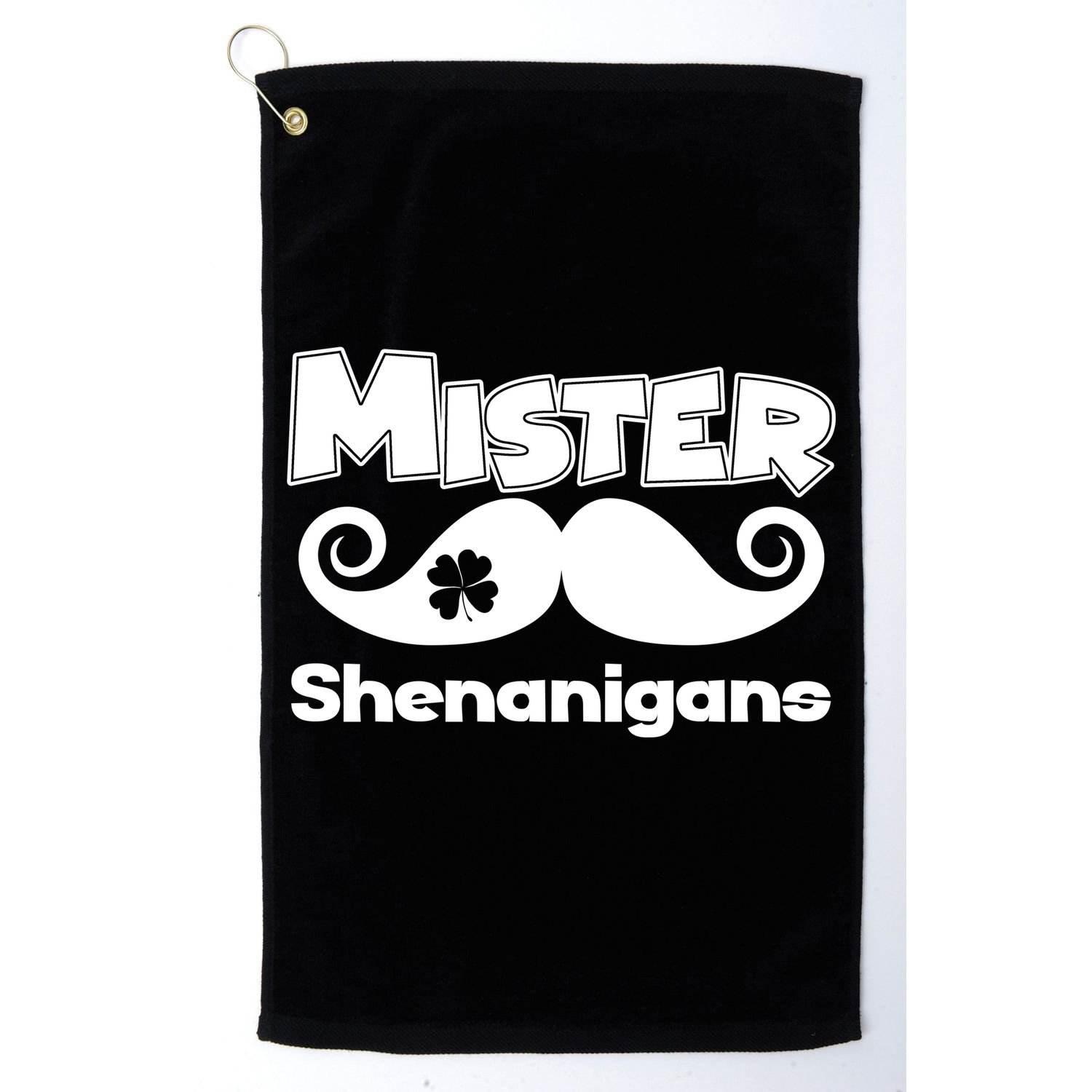 Mister Shenanigans Mustache Golf Towel