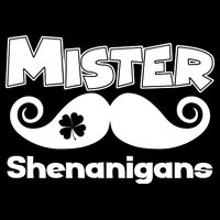 Mister Shenanigans Mustache Cropped Pullover Crew
