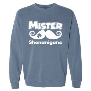 Mister Shenanigans Mustache Garment-Dyed Sweatshirt