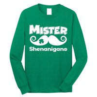 Mister Shenanigans Mustache Long Sleeve Shirt