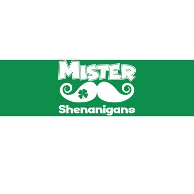 Mister Shenanigans Mustache Bumper Sticker