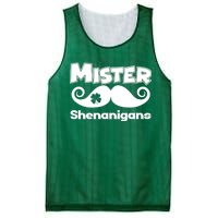 Mister Shenanigans Mustache Mesh Reversible Basketball Jersey Tank