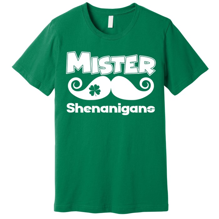 Mister Shenanigans Mustache Premium T-Shirt