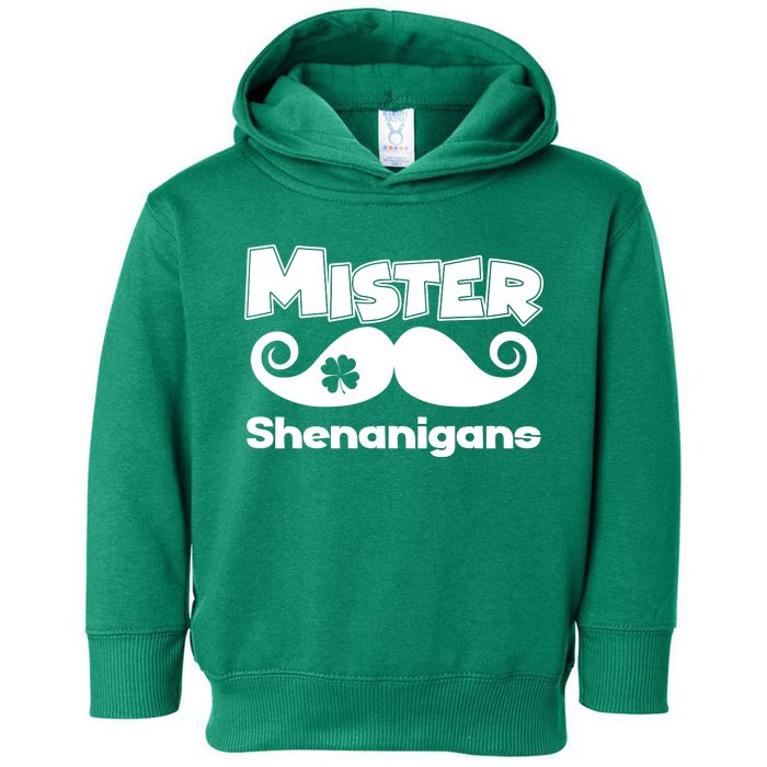 Mister Shenanigans Mustache Toddler Hoodie