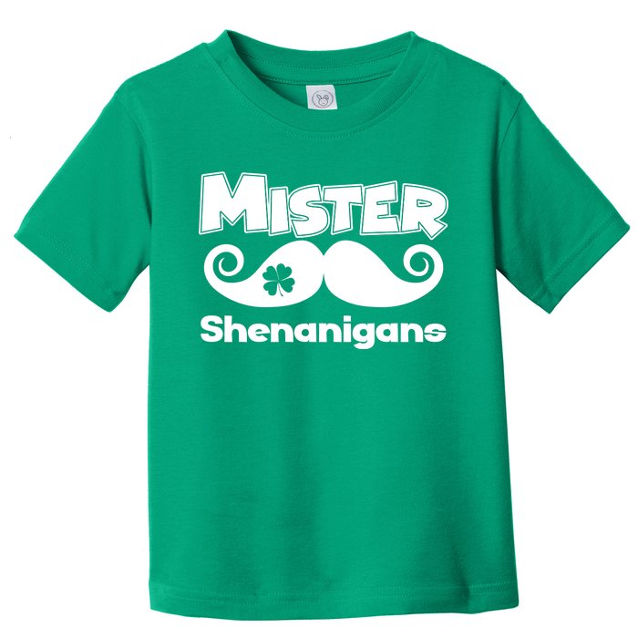 Mister Shenanigans Mustache Toddler T-Shirt