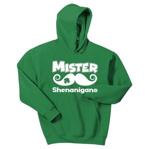 Mister Shenanigans Mustache Kids Hoodie