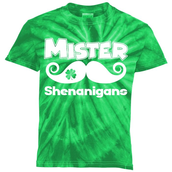 Mister Shenanigans Mustache Kids Tie-Dye T-Shirt