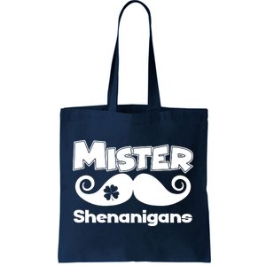 Mister Shenanigans Mustache Tote Bag