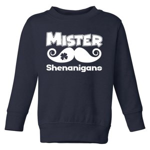 Mister Shenanigans Mustache Toddler Sweatshirt