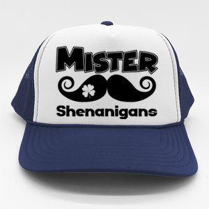 Mister Shenanigans Mustache Trucker Hat