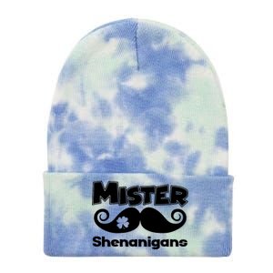 Mister Shenanigans Mustache Tie Dye 12in Knit Beanie