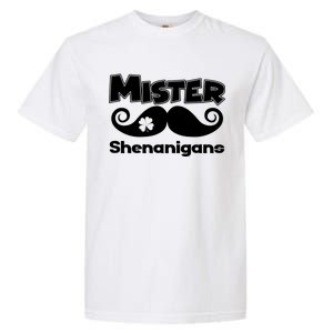 Mister Shenanigans Mustache Garment-Dyed Heavyweight T-Shirt