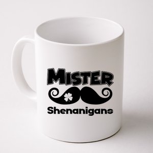 Mister Shenanigans Mustache Coffee Mug