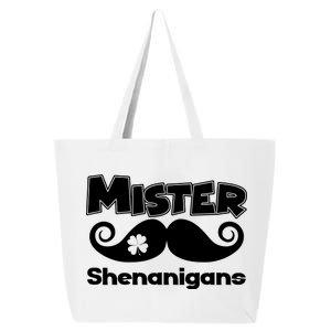 Mister Shenanigans Mustache 25L Jumbo Tote