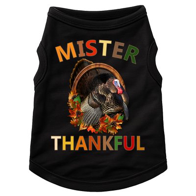 Mister Thankful Thanksgiving Turkey Doggie Tank