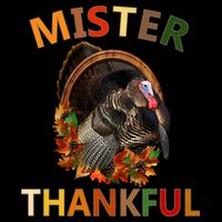 Mister Thankful Thanksgiving Turkey Bucket Hat