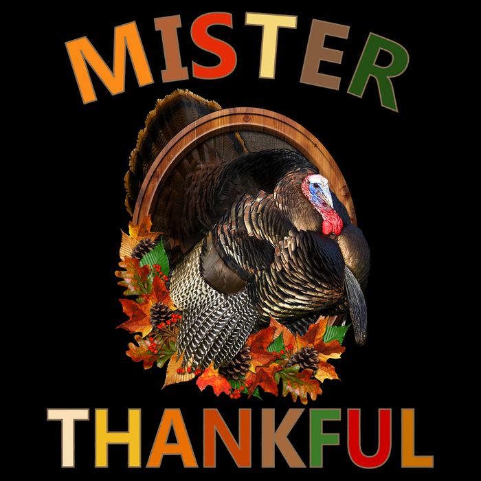 Mister Thankful Thanksgiving Turkey Bucket Hat