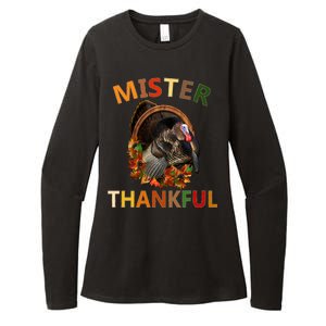 Mister Thankful Thanksgiving Turkey Womens CVC Long Sleeve Shirt