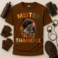 Mister Thankful Thanksgiving Turkey Performance Shirt