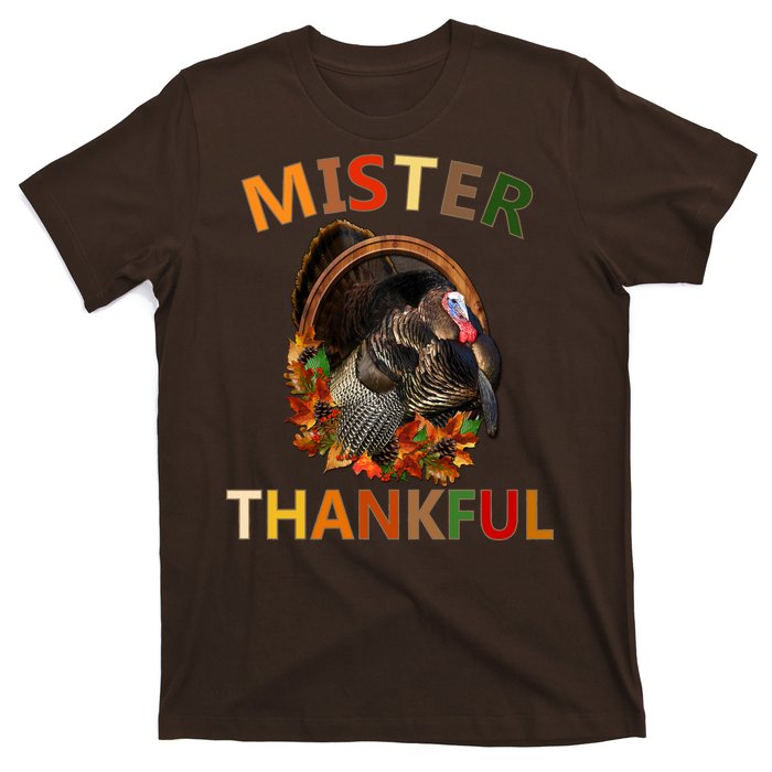 Mister Thankful Thanksgiving Turkey T-Shirt