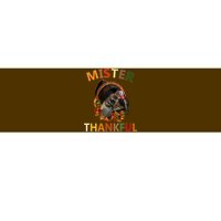 Mister Thankful Thanksgiving Turkey Bumper Sticker