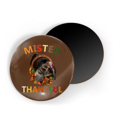 Mister Thankful Thanksgiving Turkey Magnet