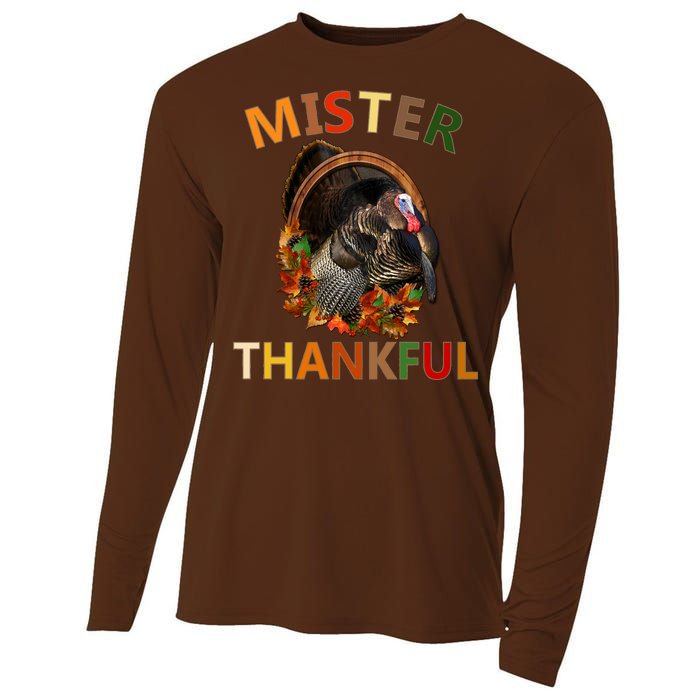 Mister Thankful Thanksgiving Turkey Cooling Performance Long Sleeve Crew