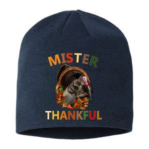 Mister Thankful Thanksgiving Turkey Sustainable Beanie