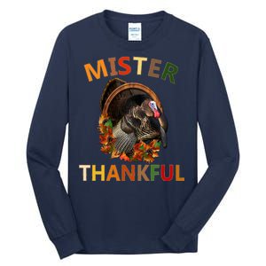 Mister Thankful Thanksgiving Turkey Tall Long Sleeve T-Shirt