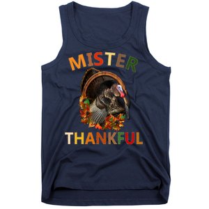 Mister Thankful Thanksgiving Turkey Tank Top