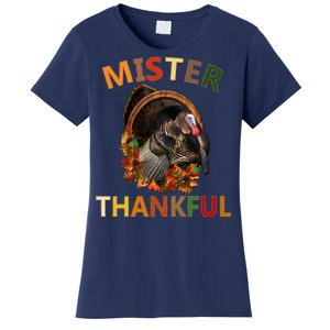 Mister Thankful Thanksgiving Turkey Women's T-Shirt