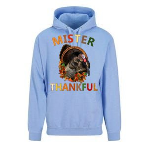 Mister Thankful Thanksgiving Turkey Unisex Surf Hoodie