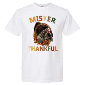 Mister Thankful Thanksgiving Turkey Garment-Dyed Heavyweight T-Shirt