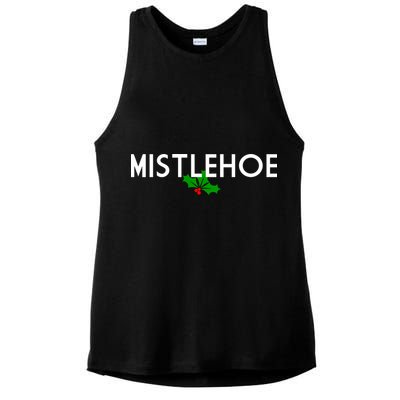 Mistlehoe Funny Holiday Ladies PosiCharge Tri-Blend Wicking Tank