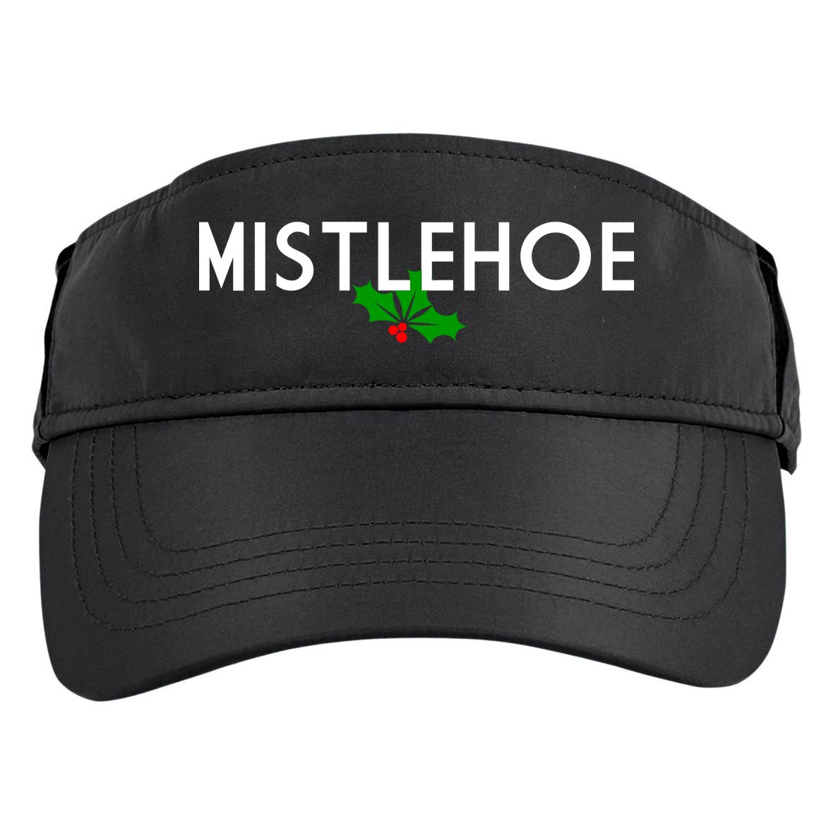 Mistlehoe Funny Holiday Adult Drive Performance Visor