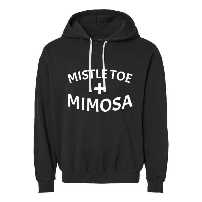 Mistletoe and Mimosa Garment-Dyed Fleece Hoodie