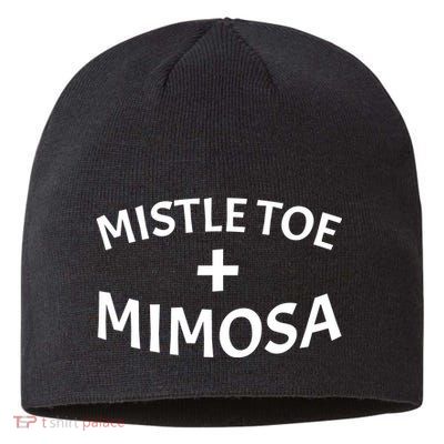 Mistletoe and Mimosa Sustainable Beanie