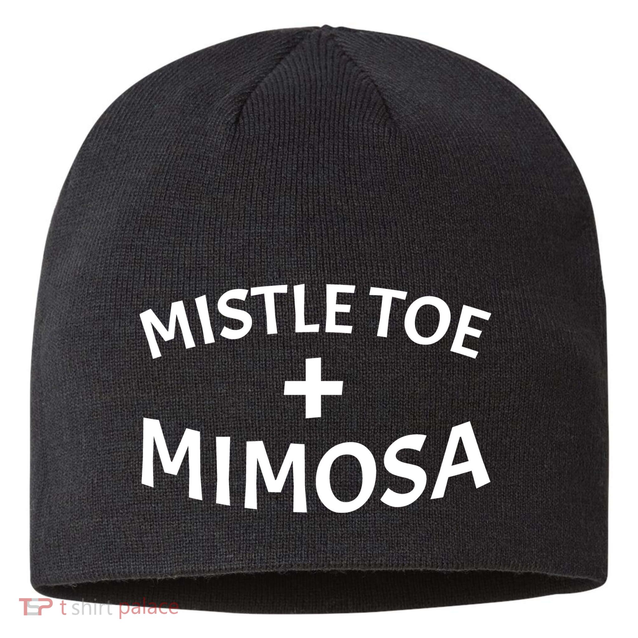 Mistletoe and Mimosa Sustainable Beanie