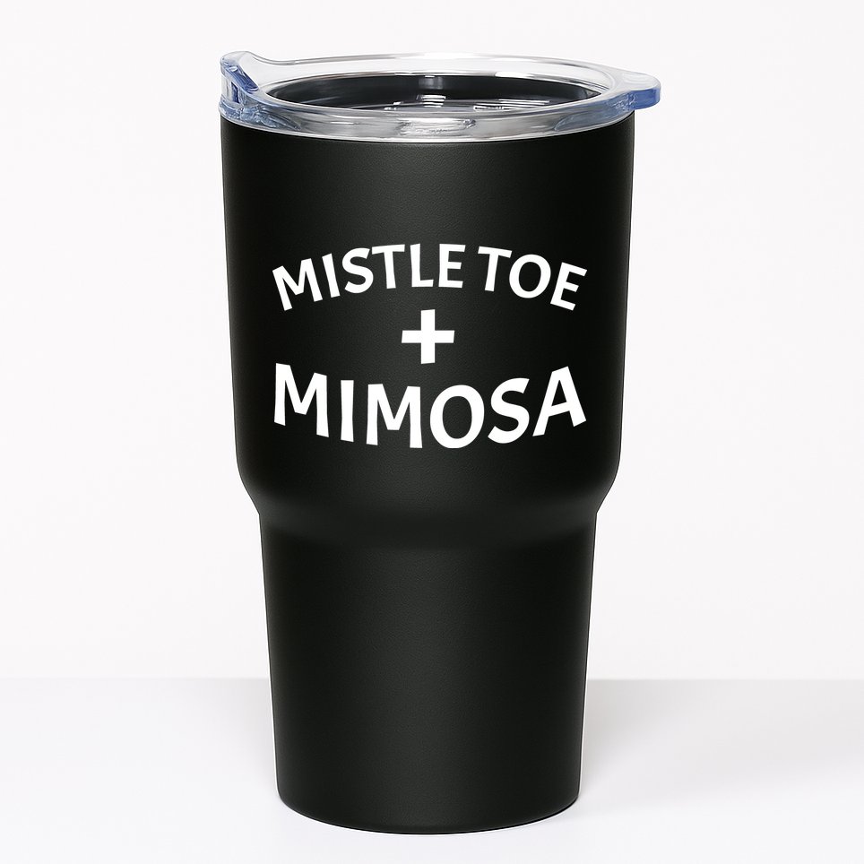 Mistletoe and Mimosa Tumbler