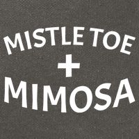 Mistletoe and Mimosa Cotton Canvas Backpack