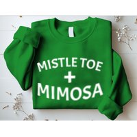 Mistletoe and Mimosa Sweatshirt