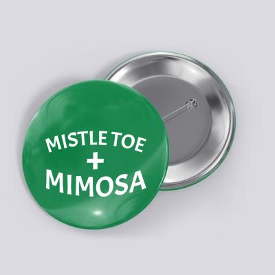 Mistletoe and Mimosa Button