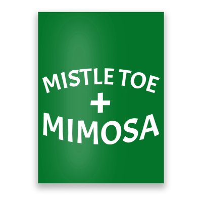 Mistletoe and Mimosa Poster