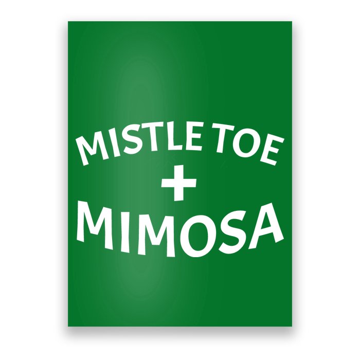 Mistletoe and Mimosa Poster