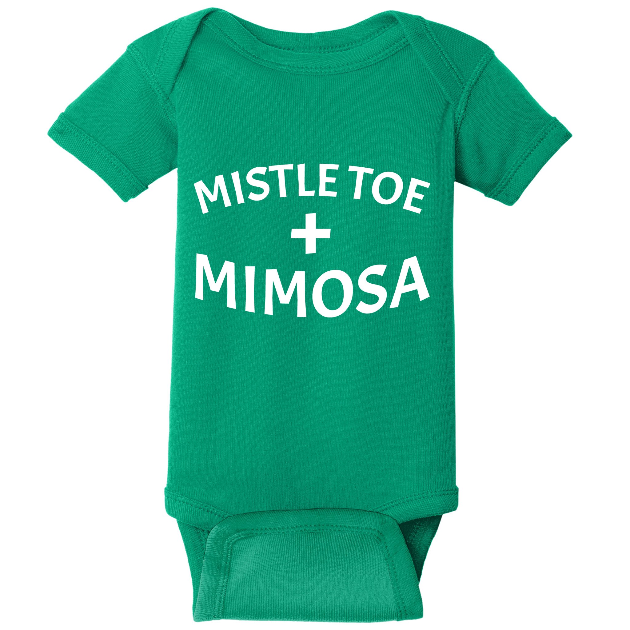 Mistletoe and Mimosa Baby Bodysuit