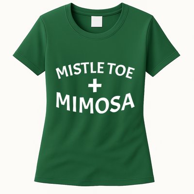 Mistletoe and Mimosa Womens T-Shirt