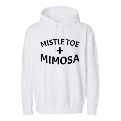 Mistletoe and Mimosa Garment-Dyed Fleece Hoodie