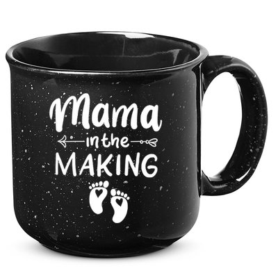 Mama In The Making Pregnancy Reveal Future Mother Outfit Gift 15oz Campfire Ceramic Mug