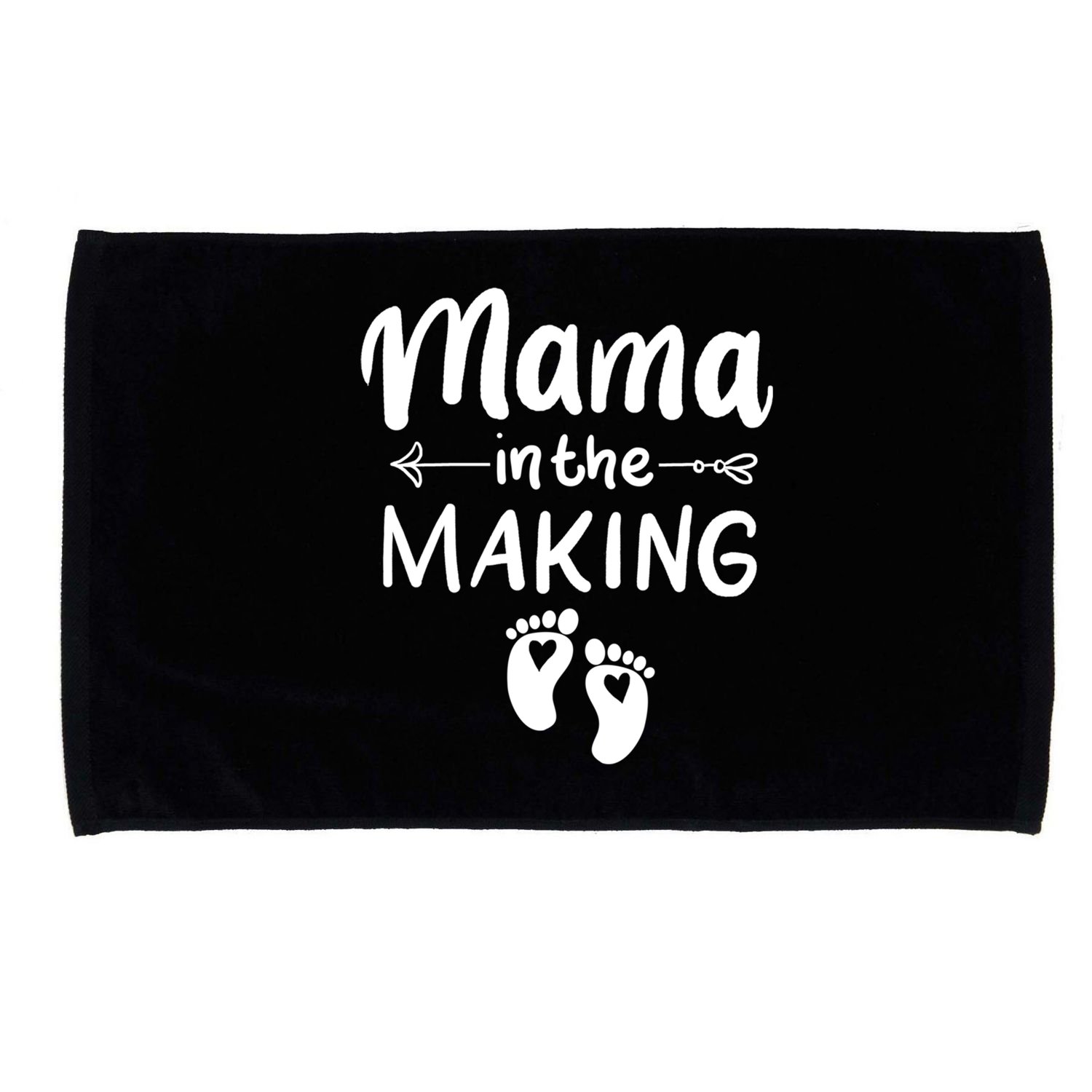 Mama In The Making Pregnancy Reveal Future Mother Outfit Gift Microfiber Hand Towel